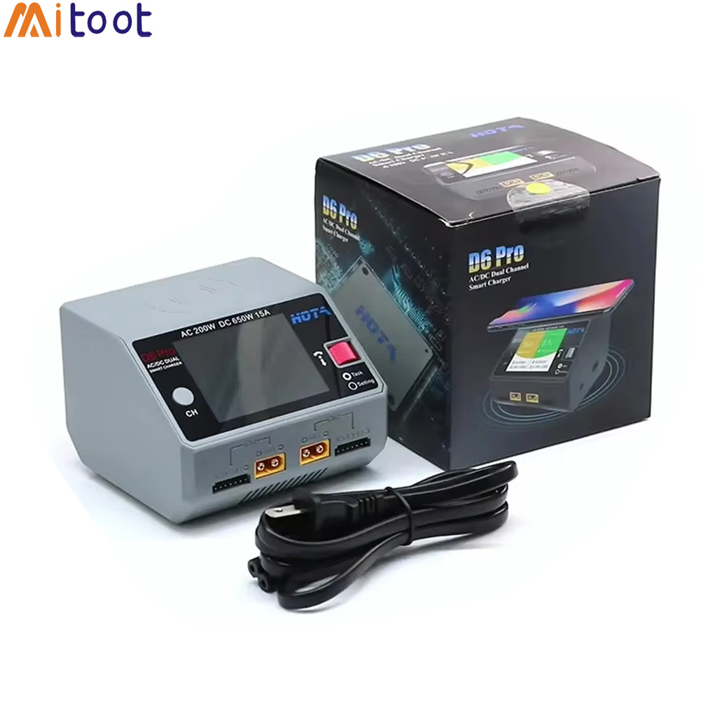 Hota D6 Pro Dual Lipo Charger - Зарядное устройство HOTA D6 Pro Black