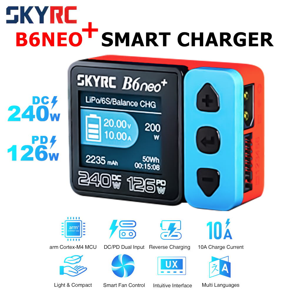 Skyrc B6 Neo Smart Charger - ​ Умное зарядное устройство SKYRC B6neo+