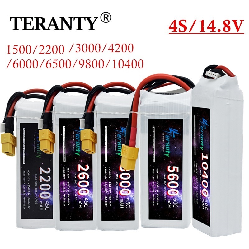 4S Lipo Battery 14.8V 6000Mah - Аккумулятор LiPo 14.8V RC 4S 1500mAh