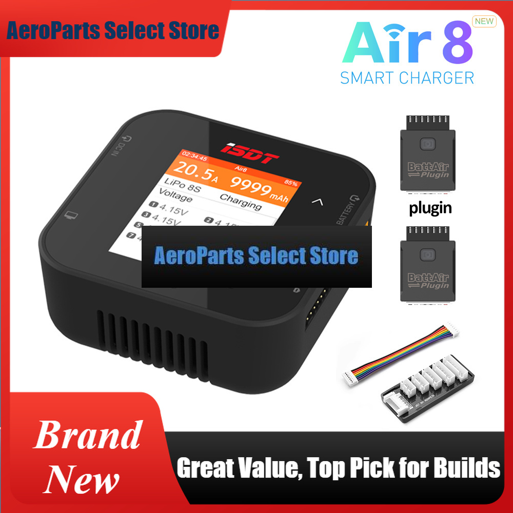 Isdt Air8 8S Lipo Charger - Зарядное устройство-балансир AeroPartsISDT Air8 500W 20A