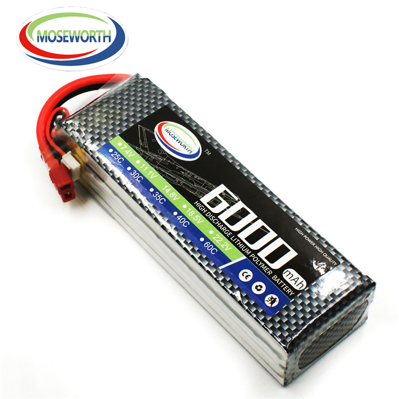 4S Lipo Battery 14.8V 6000Mah - 4S 14,8 В 6000 мАч RC