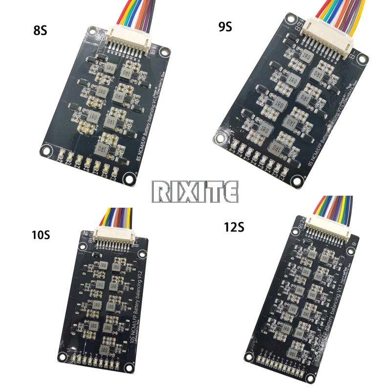 12S Lipo Battery Balancing Board - BMS 8S 9S 10S 12S активная