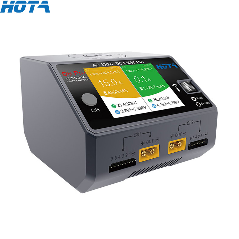 Hota D6 Pro Dual Lipo Charger - HOTA D6 Pro черный AC 200