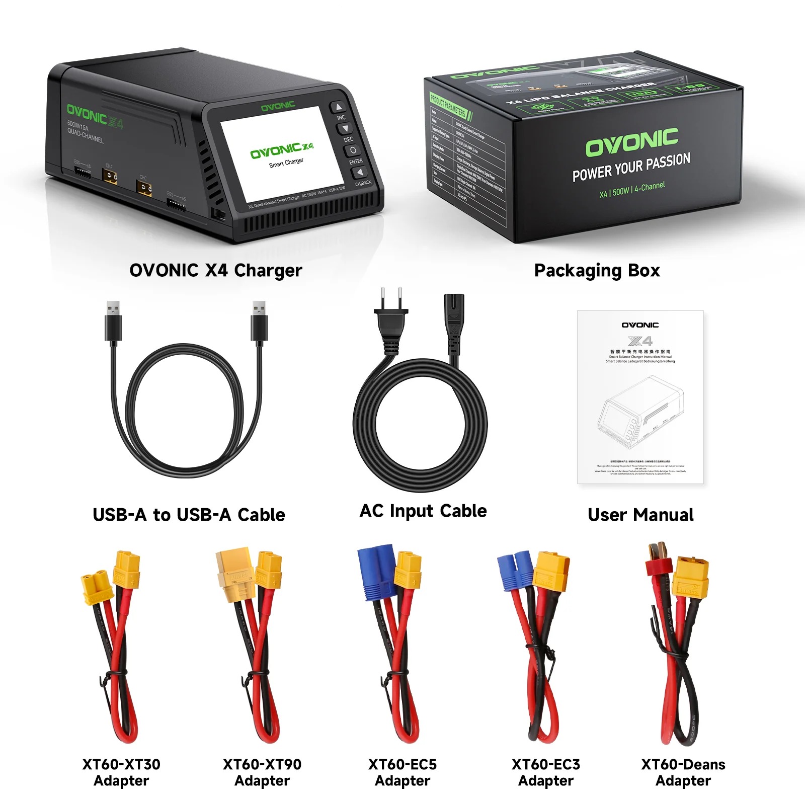 Toolkitrc M6Dac Smart Charger - Зарядное устройство Ovonic X4 AC500W для