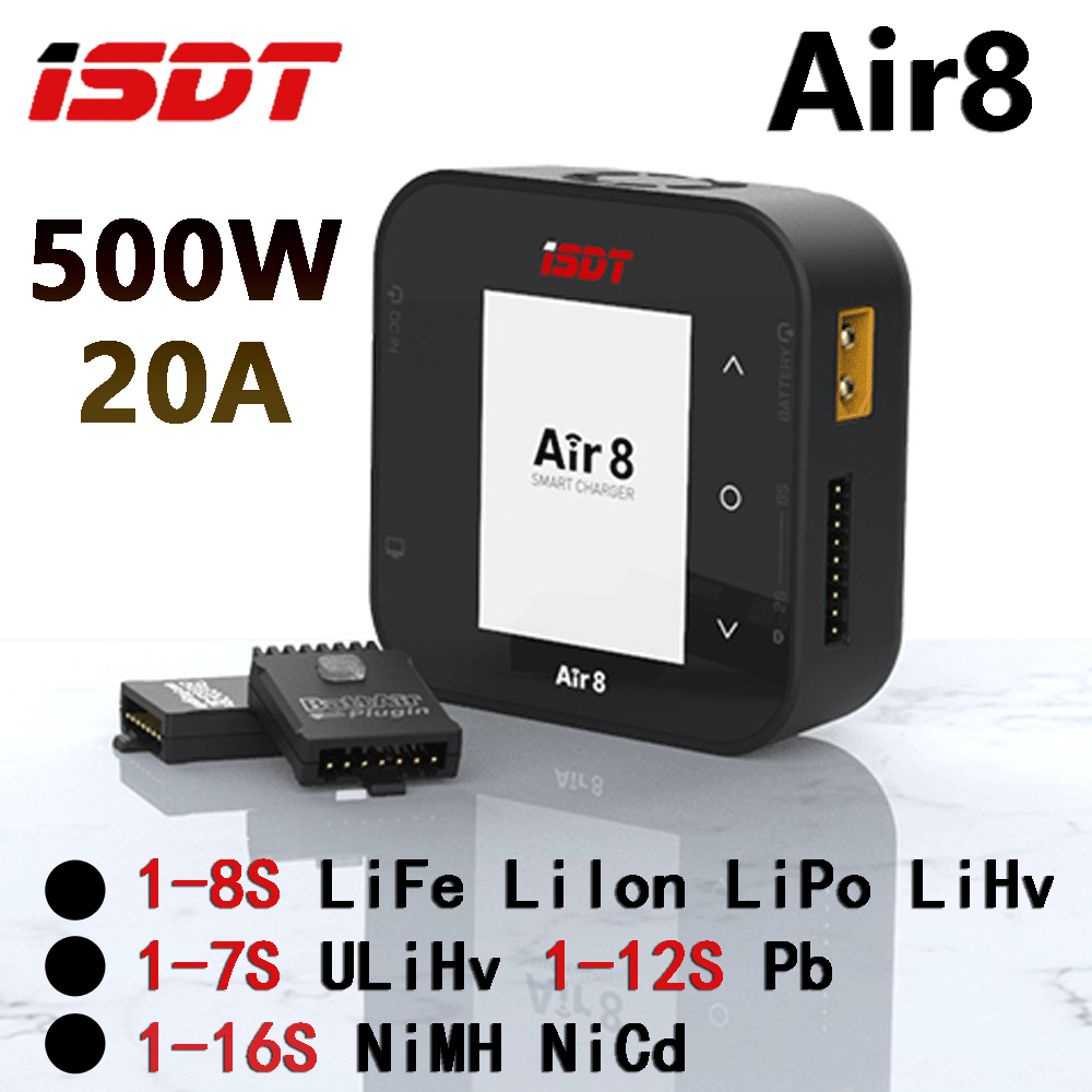 Isdt Air8 8S Lipo Charger - ISDT Air8 DC 500 Вт Smart