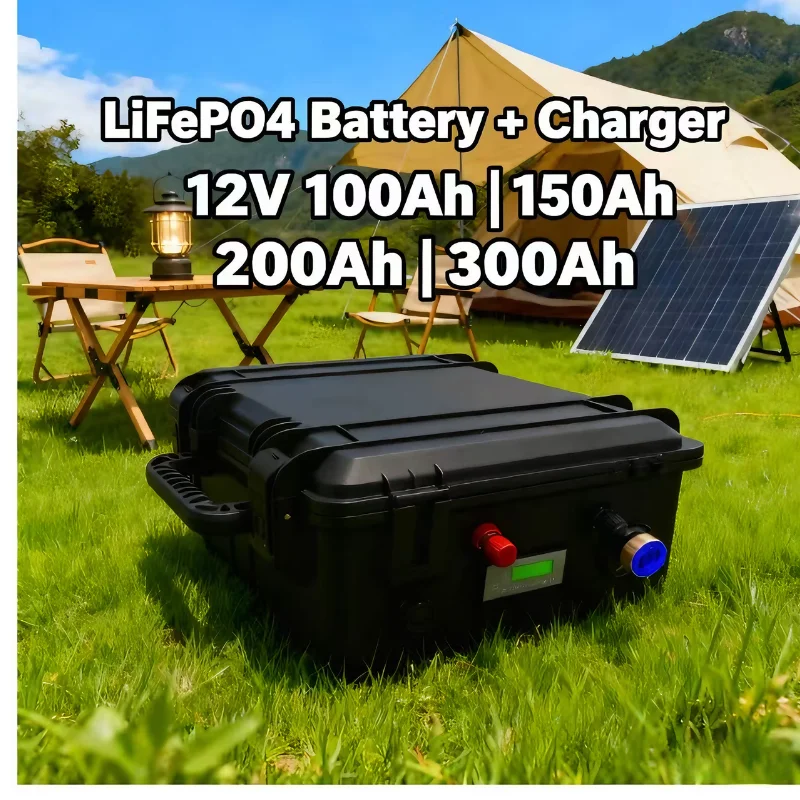 Lifepo4 12V 100Ah Bms Bluetooth - Lifepo4 литий-железо-фосфатный аккумулятор 12 В 24