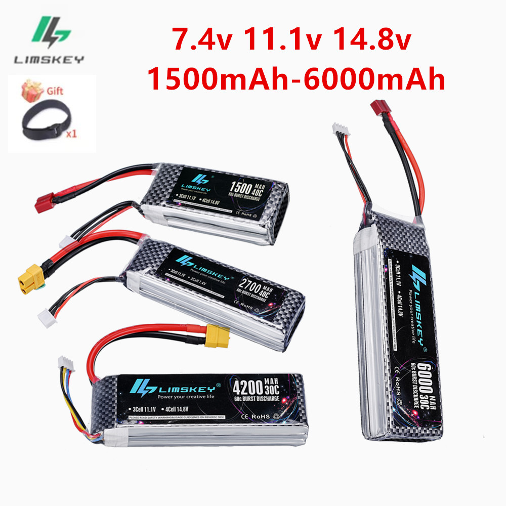 4S Lipo Battery 14.8V 6000Mah - 2S 3S 4S Lipo аккумулятор 7,4
