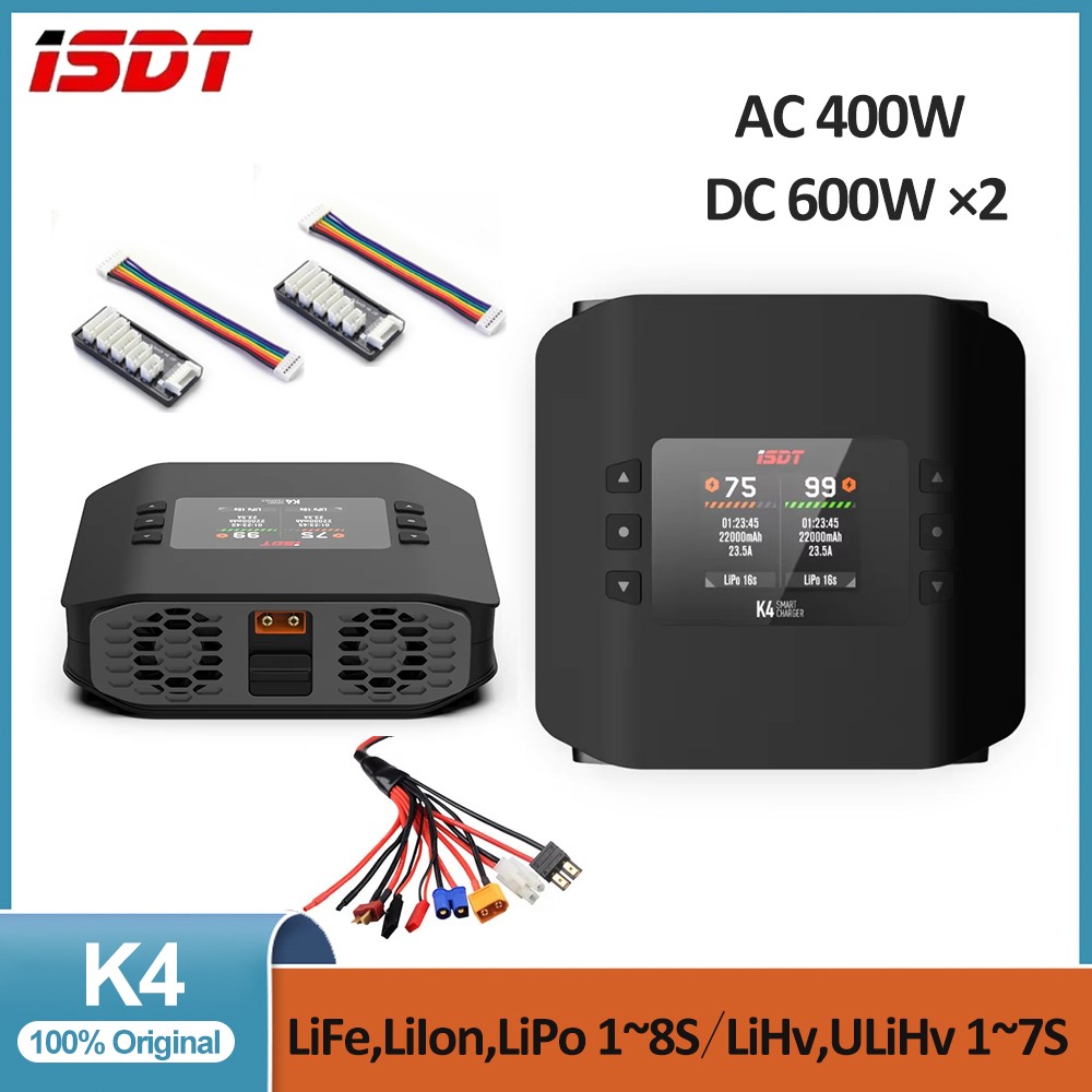 Isdt K4 Dual Lipo Charger - ISDT K4 1 ~ 8S умное
