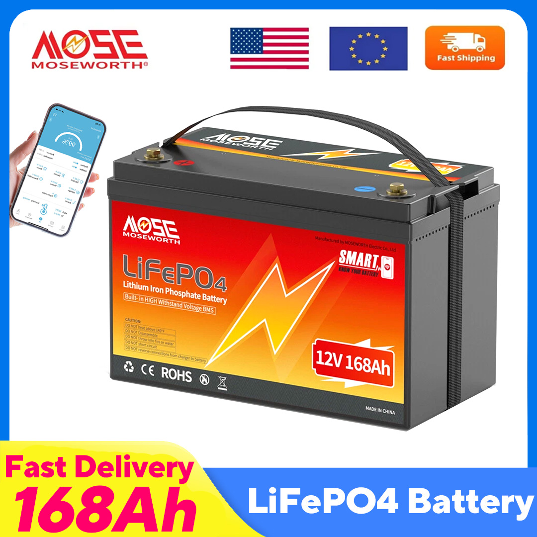 Lifepo4 12V 100Ah Bms Bluetooth - 12 В 168 Ач Bluetooth LiFePO4