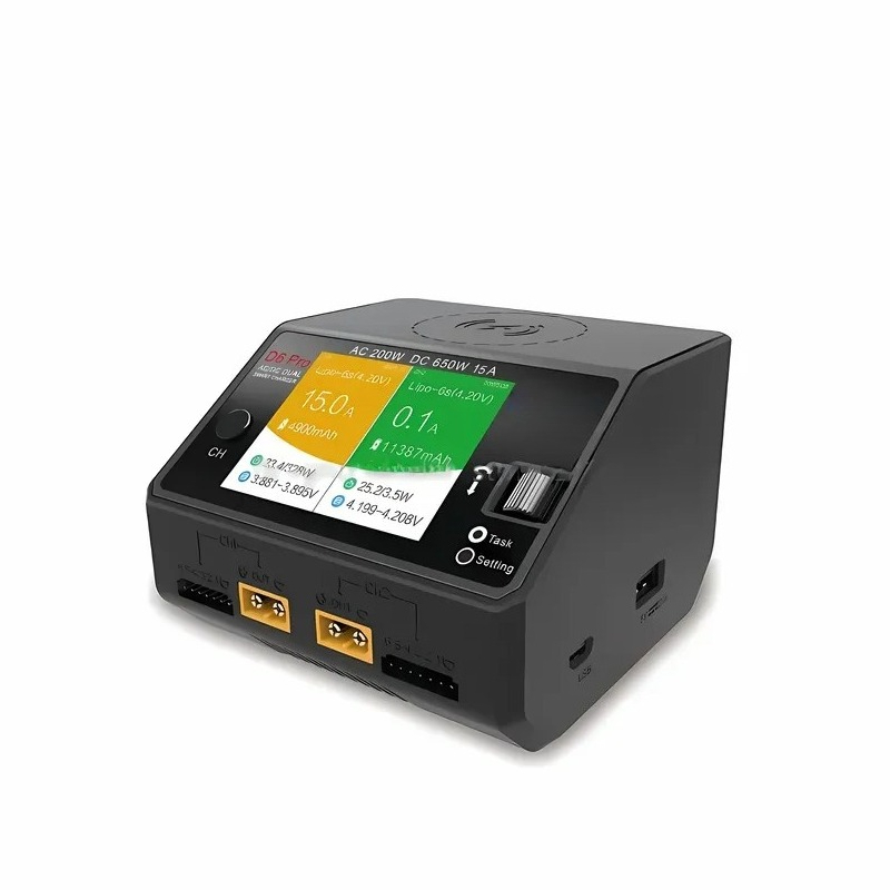 Hota D6 Pro Dual Lipo Charger - Горячая распродажа: Умное зарядное устройство D6