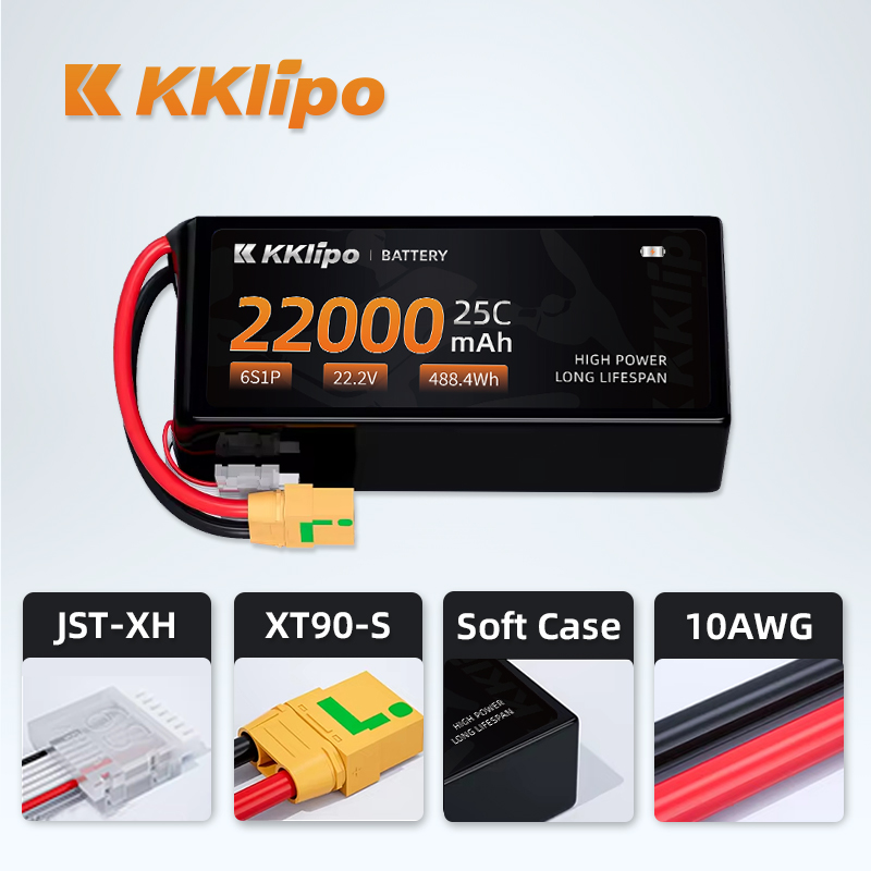 Производство производства Высо – обзор и цена Tattu 6S 22000Mah Lipo Battery
