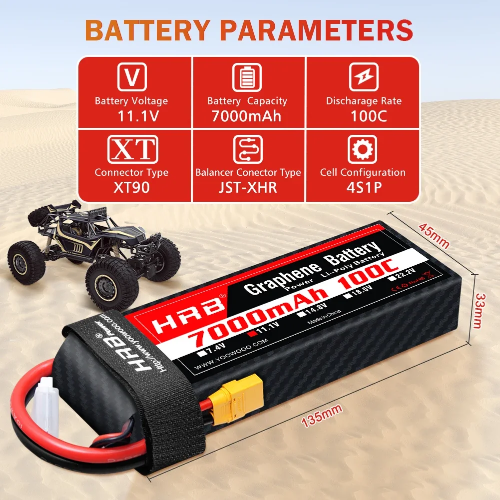Графеновая батарея 2S 3S 4S 6S – обзор и цена 6S Lipo Battery 22.2V 5000Mah