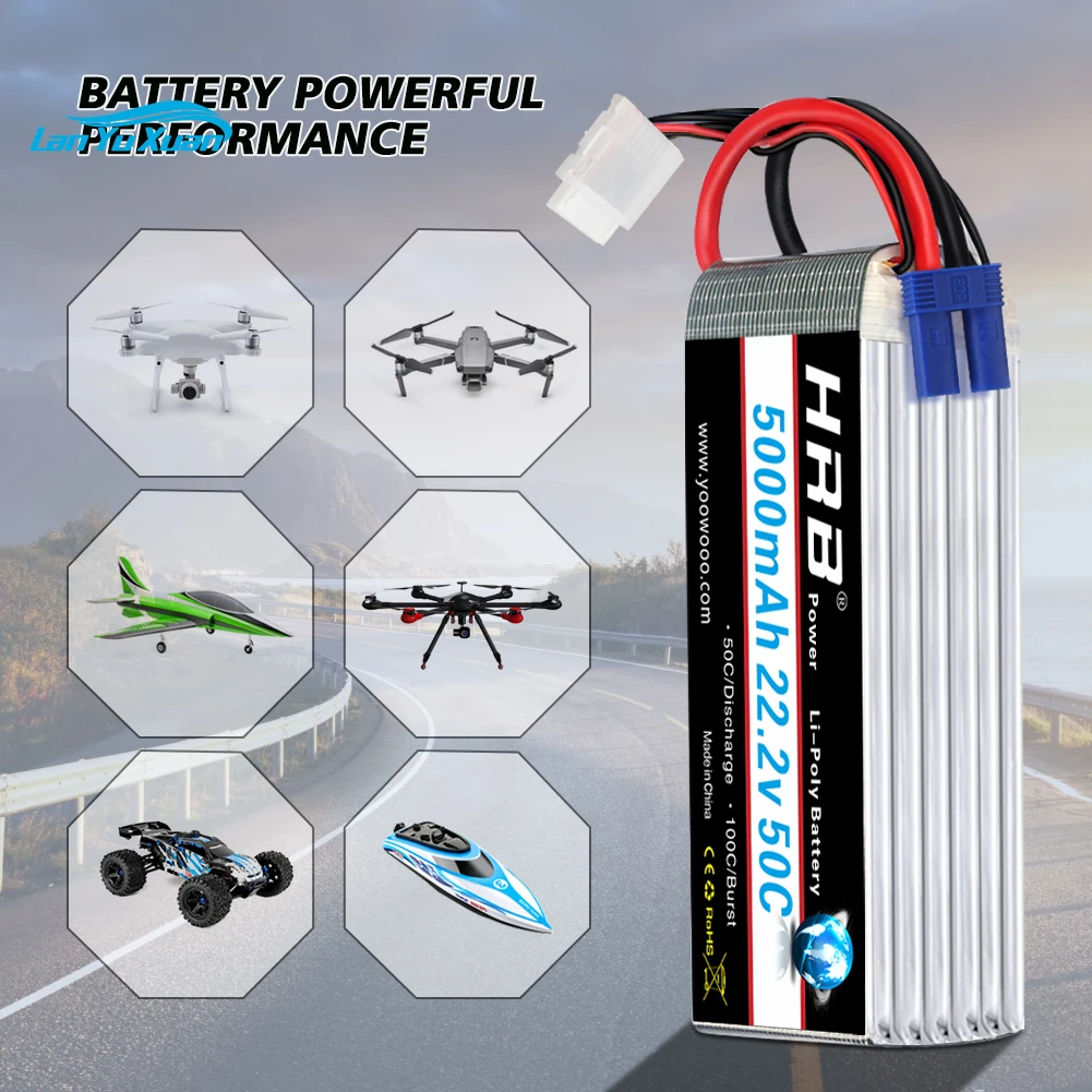 2 шт. 6S Lipo аккумулятор 22,2 – обзор и цена 6S Lipo Battery 22.2V 5000Mah