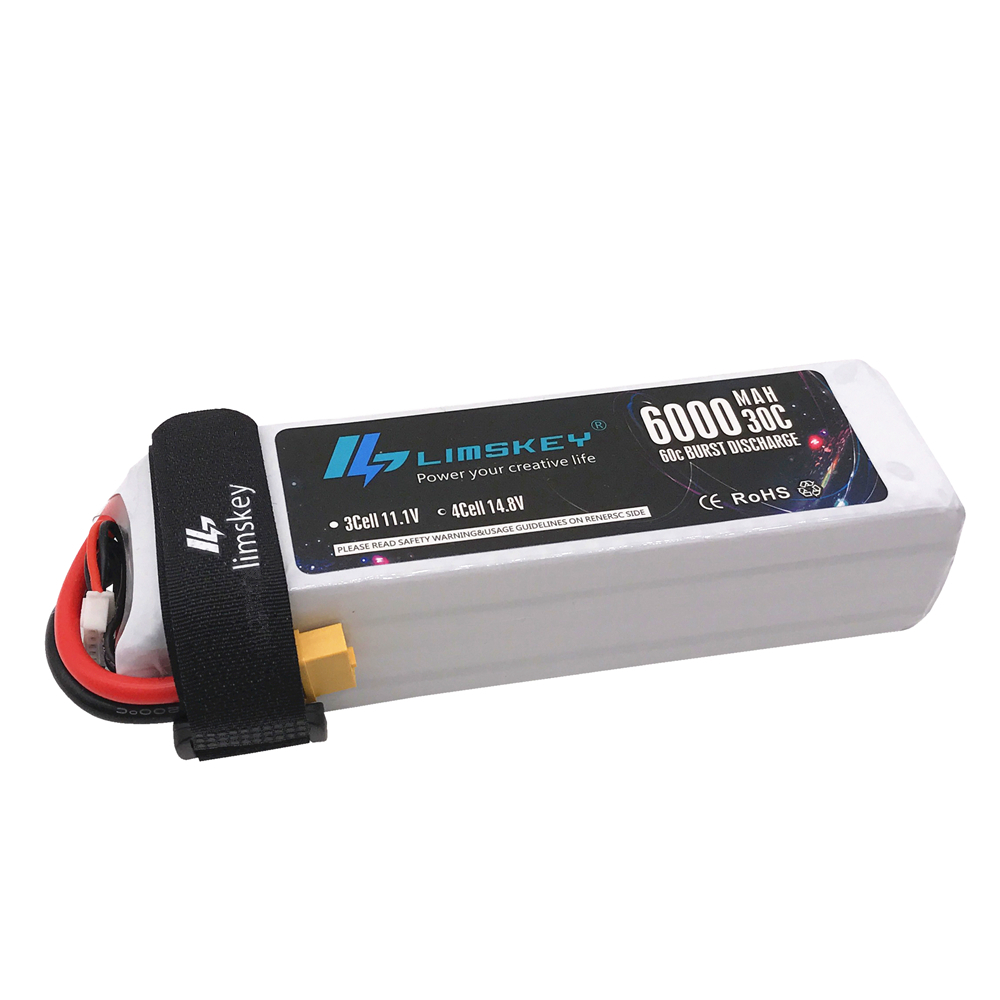 Lismkey 14,8 В 6000 мАч 30C Bu – обзор и цена 4S Lipo Battery 14.8V 6000Mah