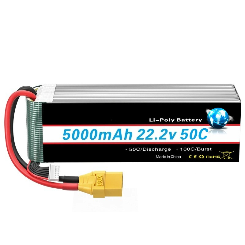 Новый аккумулятор Lipo 5000/60 – обзор и цена 6S Lipo Battery 22.2V 5000Mah