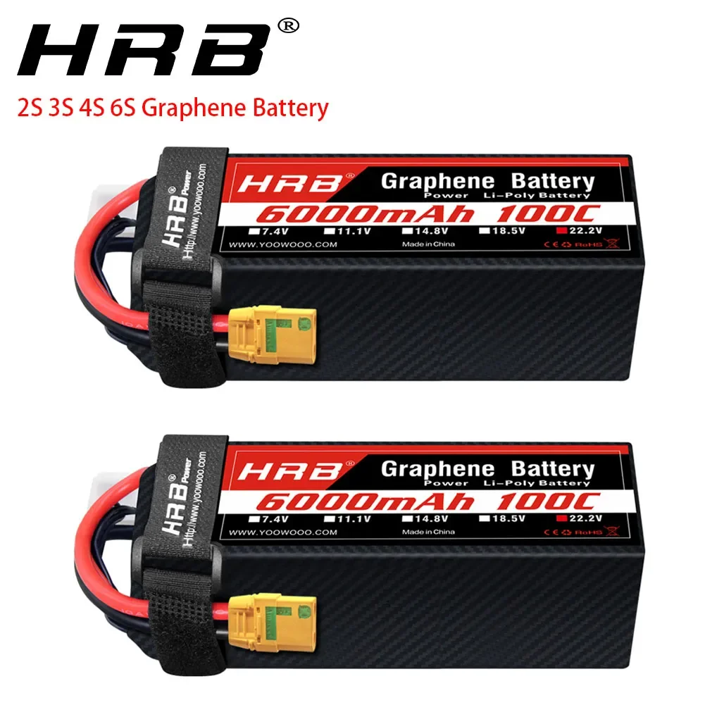 2 шт. Графеновая батарея 2S 3S – обзор и цена 6S Lipo Battery 22.2V 5000Mah