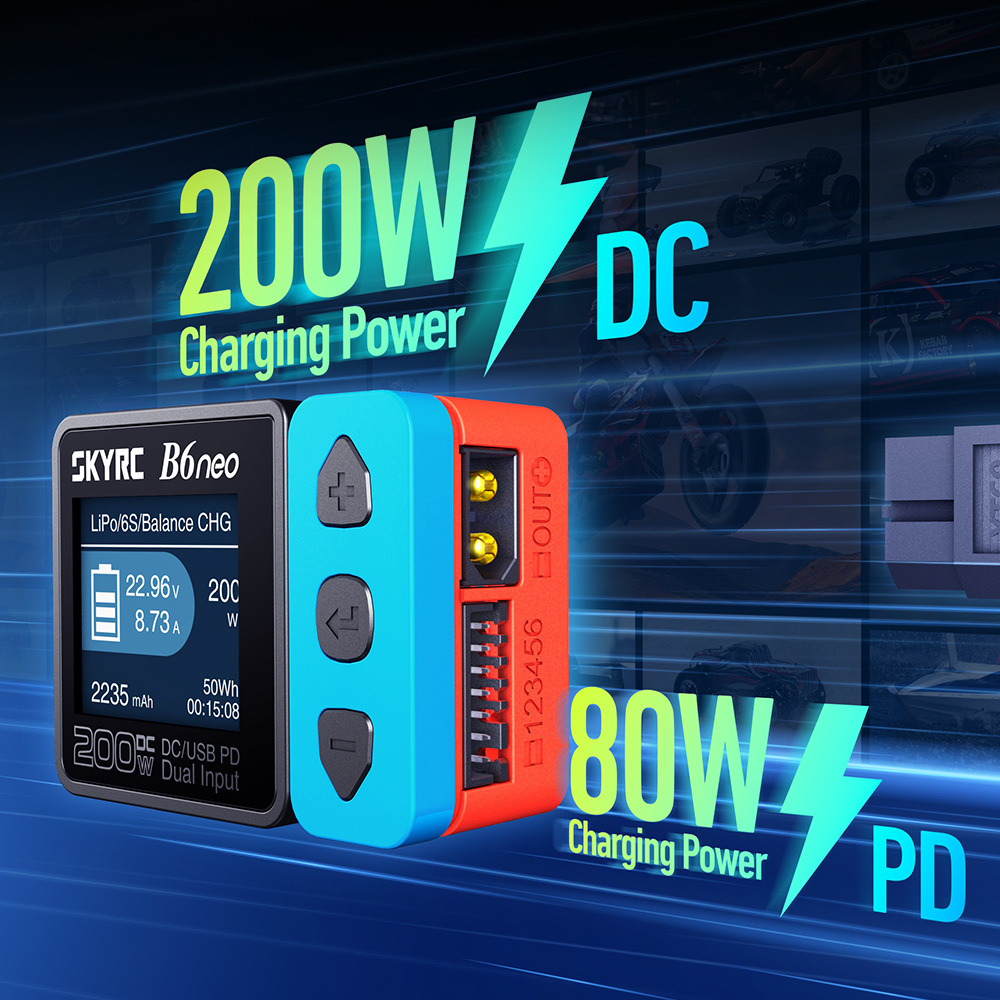 SkyRC B6 neo Smart Charger DC  – обзор и цена Skyrc B6 Neo Smart Charger