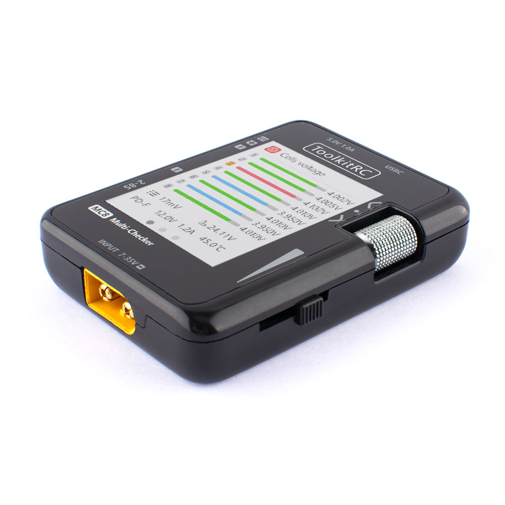 ToolkitRC MC8 Миниатюрный тест – обзор и цена Skyrc B6 Neo Smart Charger