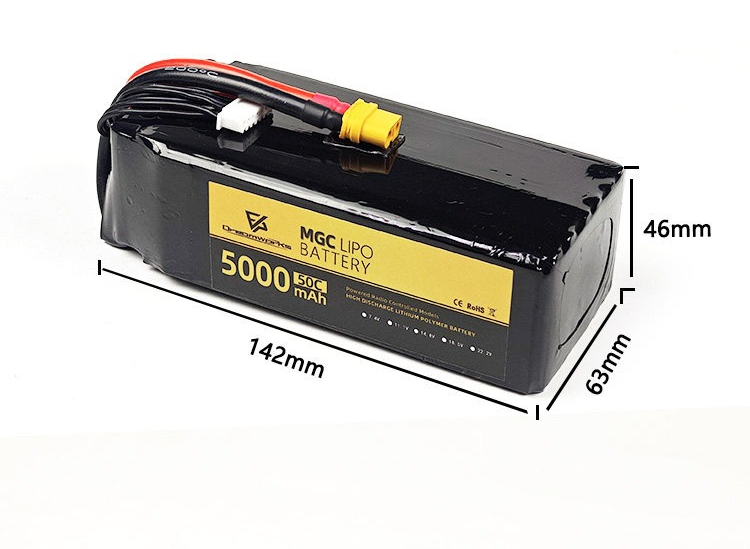 Литий-полимерный аккумулятор F – обзор и цена 6S Lipo Battery 22.2V 5000Mah