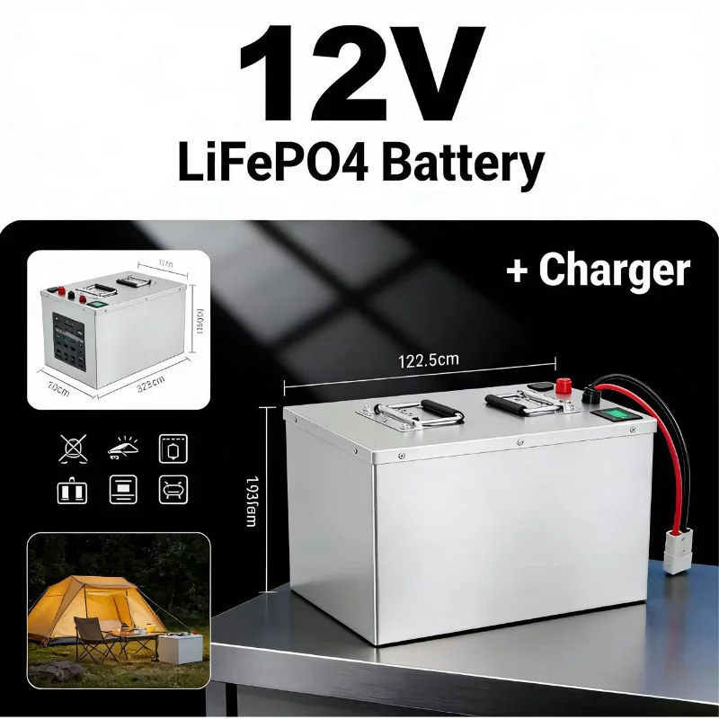 Аккумулятор LiFePO4 12В 24В 48 – обзор и цена Lifepo4 12V 100Ah Bms Bluetooth