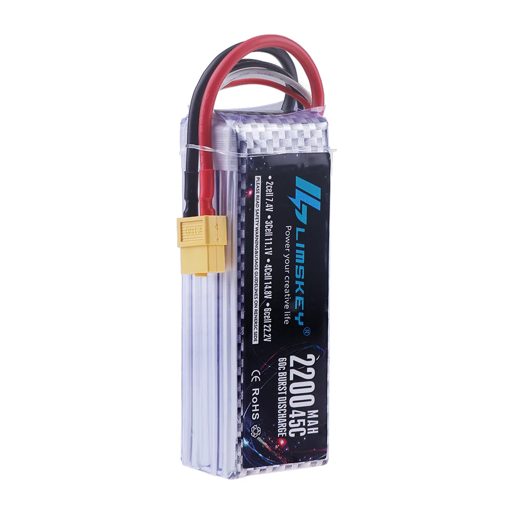60C Lipo аккумулятор 14,8 В 4S – обзор и цена 4S Lipo Battery 14.8V 6000Mah