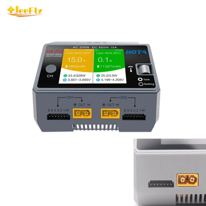 HOTA D6 Pro 650W Двухканальное – обзор и цена Hota D6 Pro Dual Lipo Charger